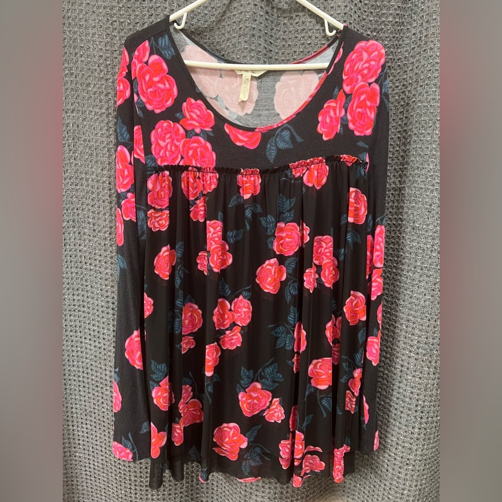 Matilda Jane Babydoll Floral Tunic Size Large